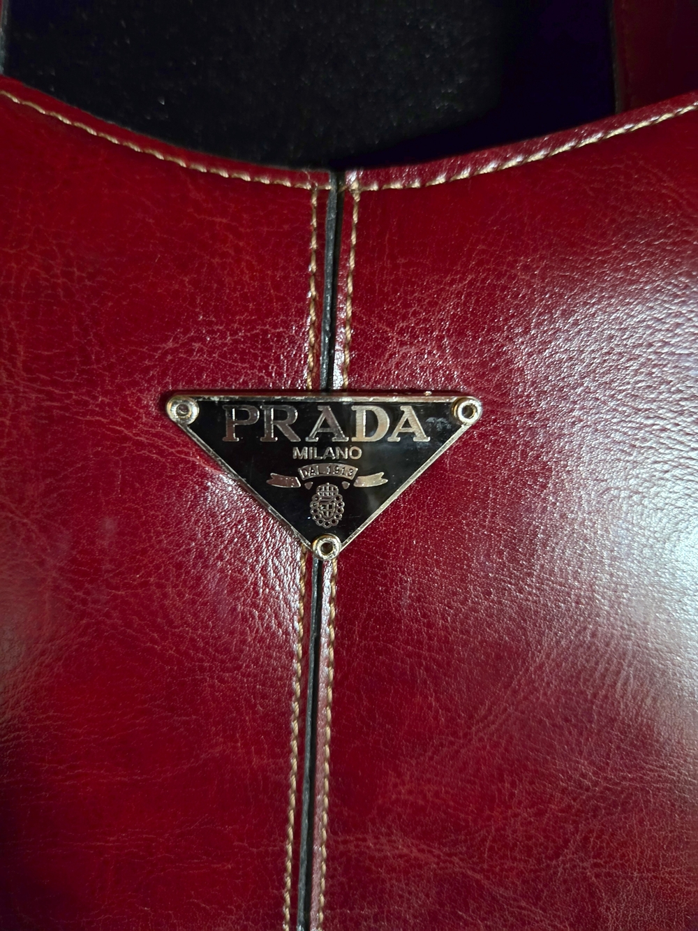 *VERY RARE!* Rina Rich "Prada" Vintage Brilliant Red Purse *READ DESCRIPTION!!* - Picture 5 of 13